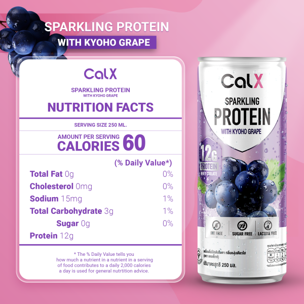 CALX โปรตีนโซดา Sparkling Protein Soda Drink - Image 8