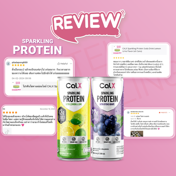 CALX โปรตีนโซดา Sparkling Protein Soda Drink - Image 4